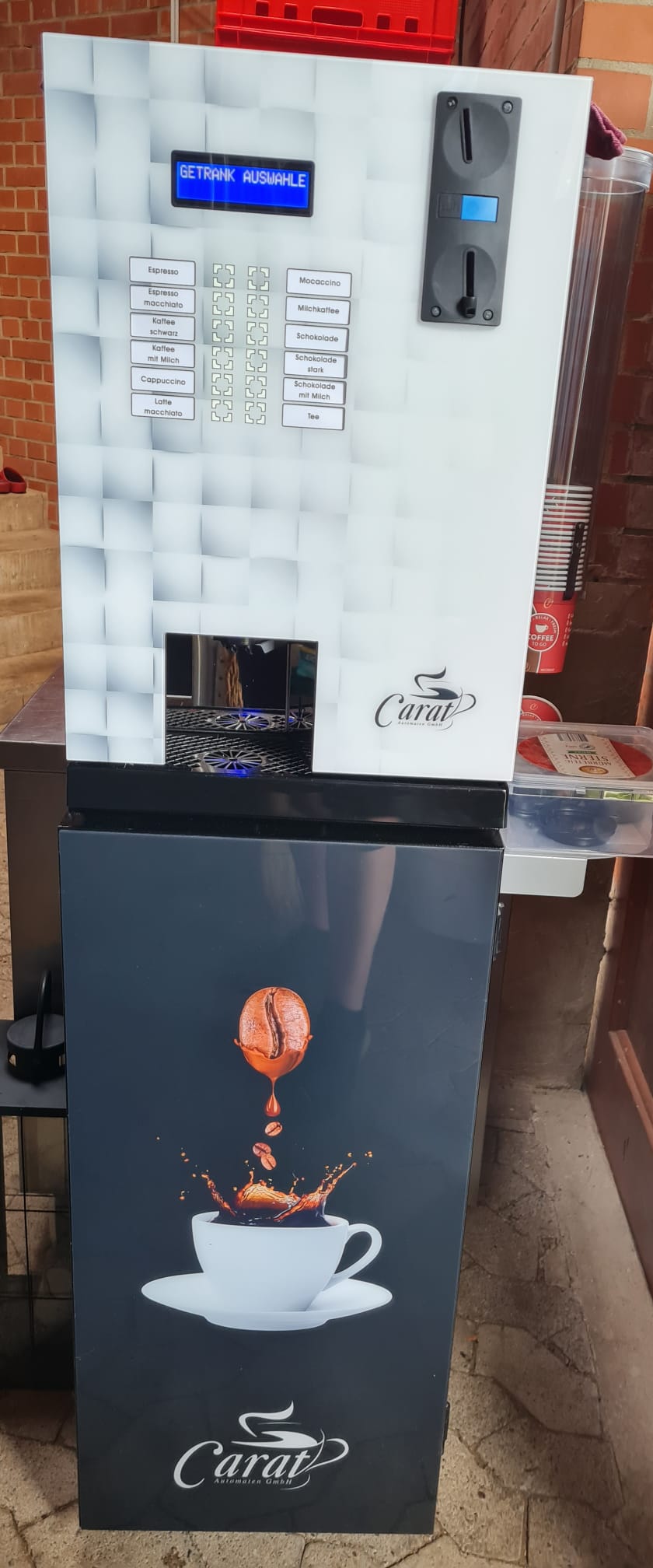 Selbstbedienung Kaffeemaschine